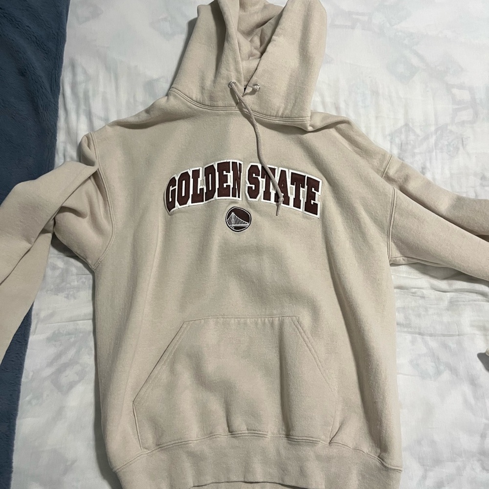 NBA Golden State Cream Hoodie